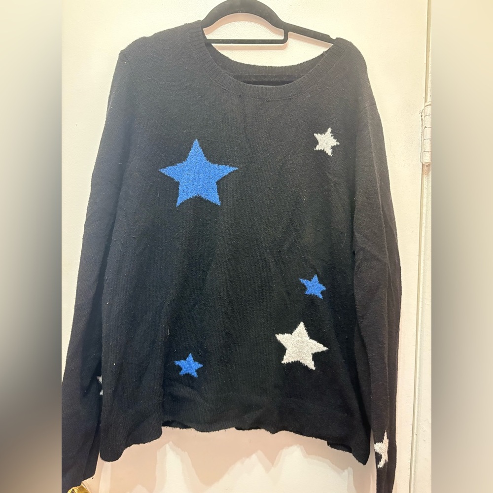 Lucky Brand Black Knit Sweater